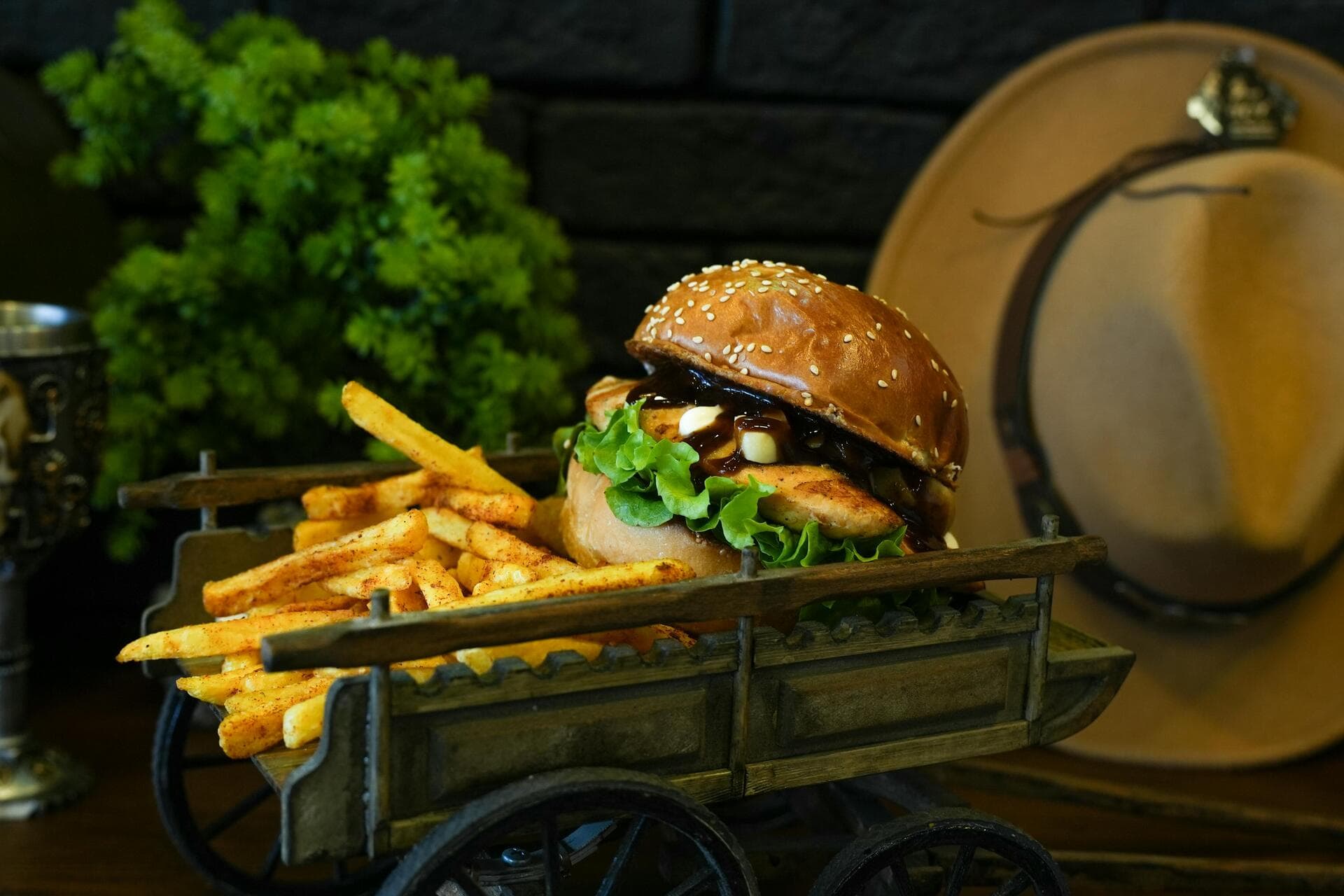 Smoked Chicken Burger